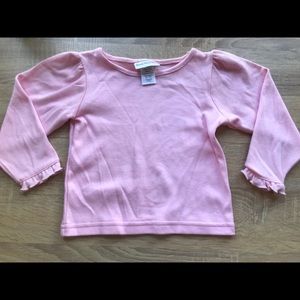 Plain pink toddler shirt